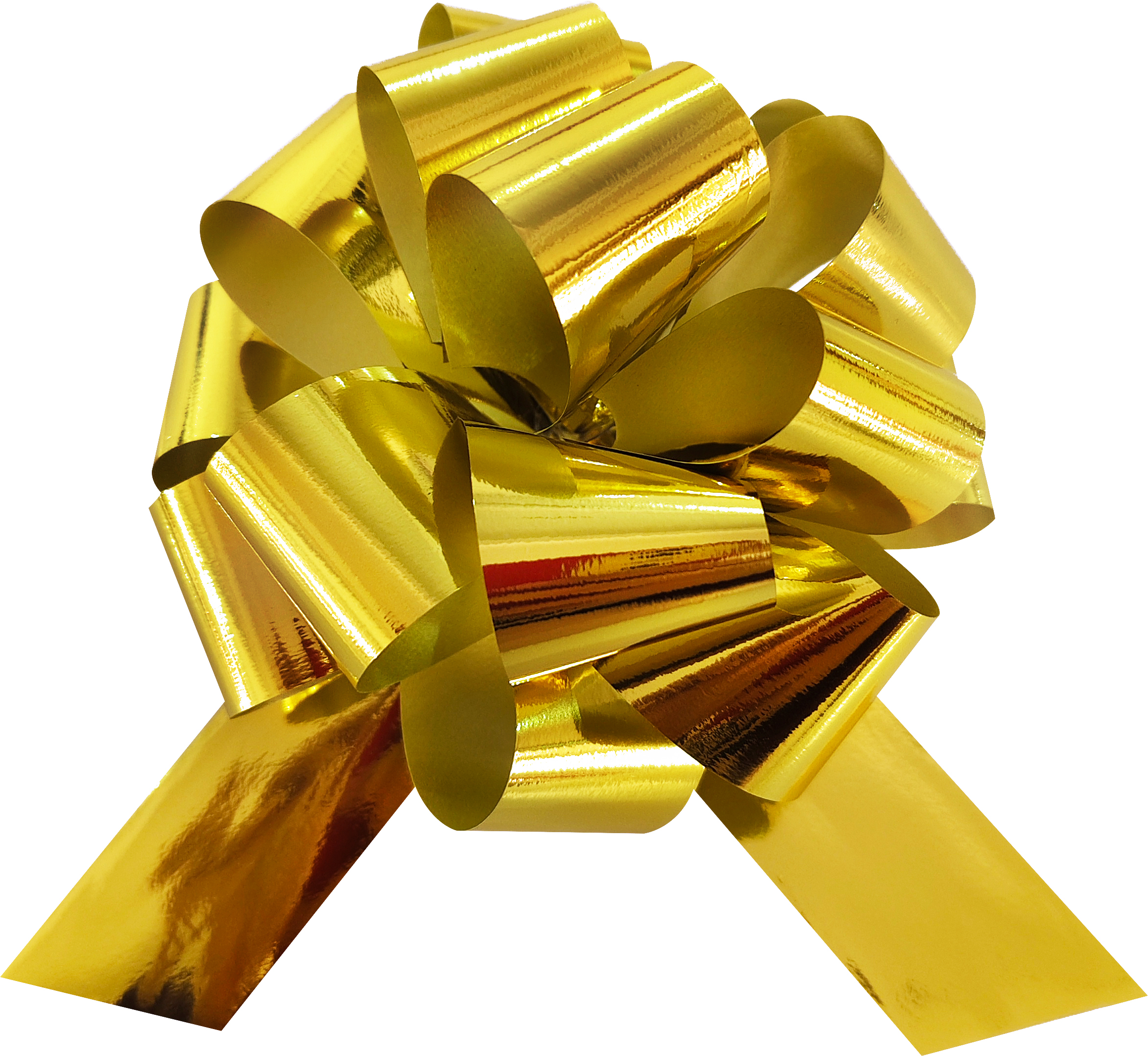 Бант Шар, Золото, Металлик, 13 см, 1 шт. в упак. 