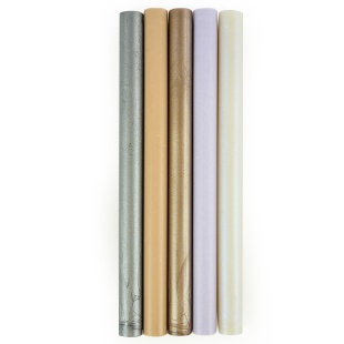 Набор стержней для сургучной печати 0,7*9,8 см. Жемчужный микс, 5 шт.