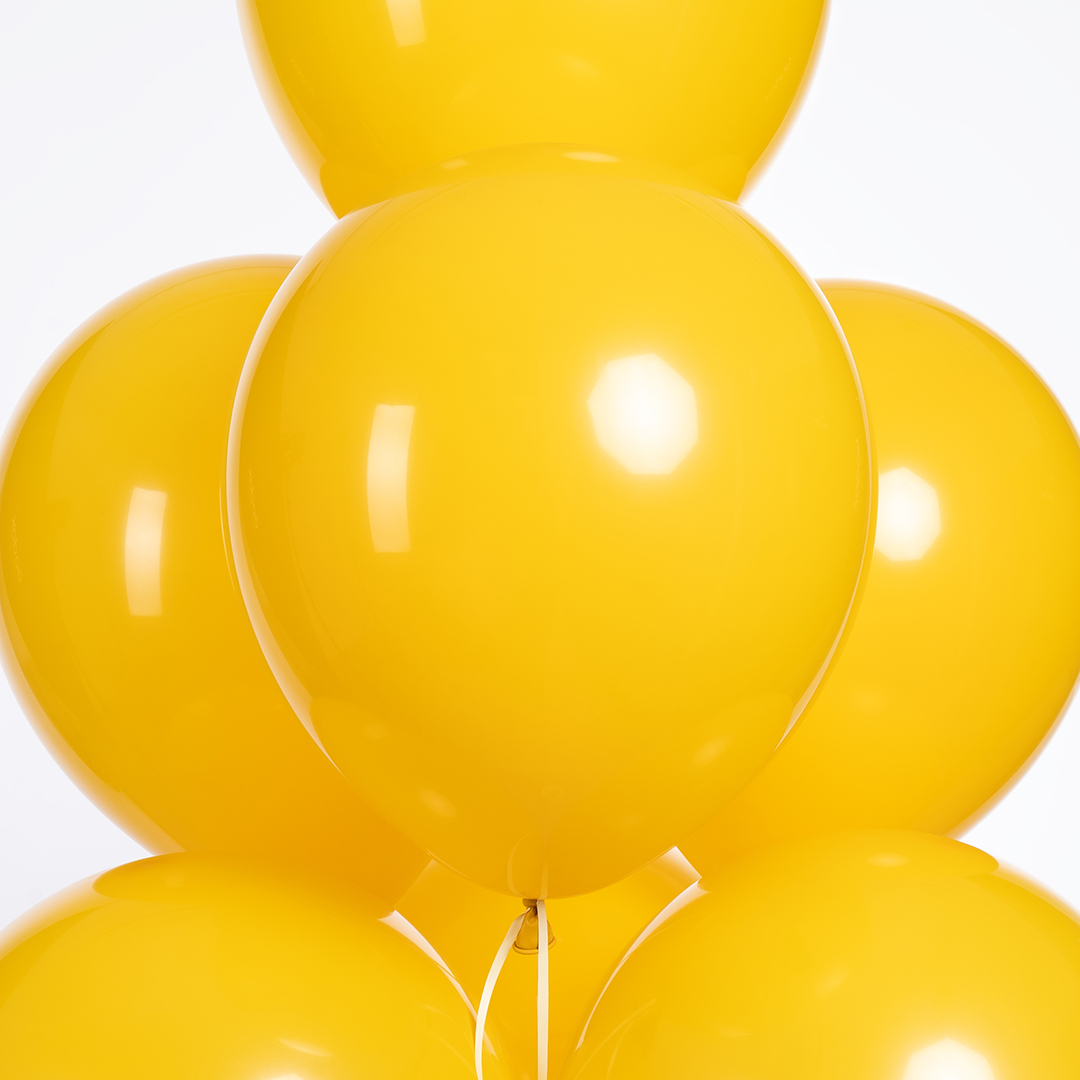 Шар (12''/30 см), Медово-желтый, пастель ретро, 100 шт.