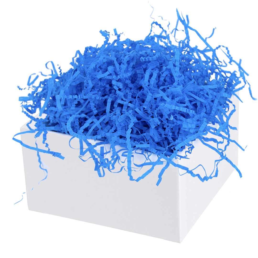 Наполнитель для коробок, пергамент, Синий, 50 г.
