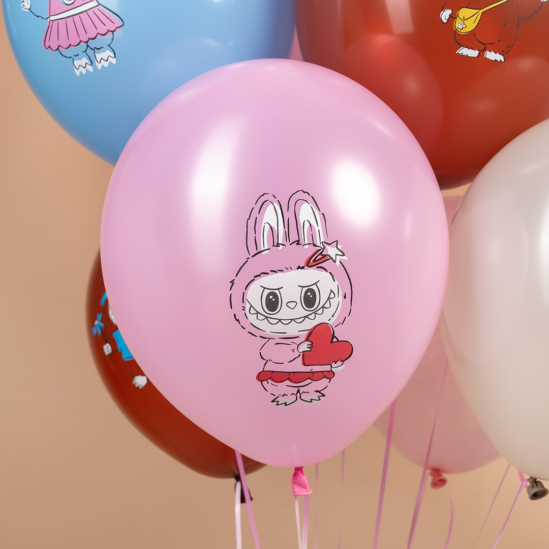 Шар (12''/30 см) Плюшевые эльфы, Милые друзья, Ассорти, пастель, 1 ст, 25 шт.