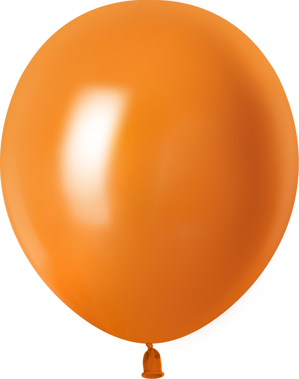 Шар (12''/30 см), Оранжевый, металлик, 100 шт.