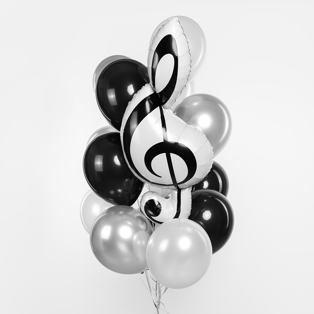 Шар (45''/114 см) Фигура, Скрипичный ключ, 1 шт.