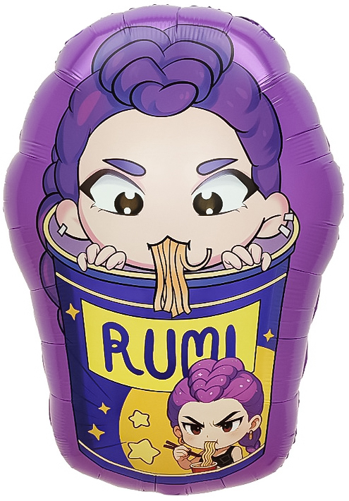 Шар (33''/84 см) Фигура, Девочки Аниме, Дизайн №2, 1 шт.