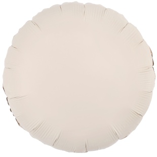 Шар (18''/46 см) Круг, Кремовый Латте, Матовый, 1 шт.