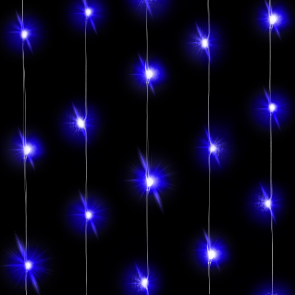 Светодиодная гирлянда, Роса 30 Led, IP14, 3 м. Синий, 1 шт.