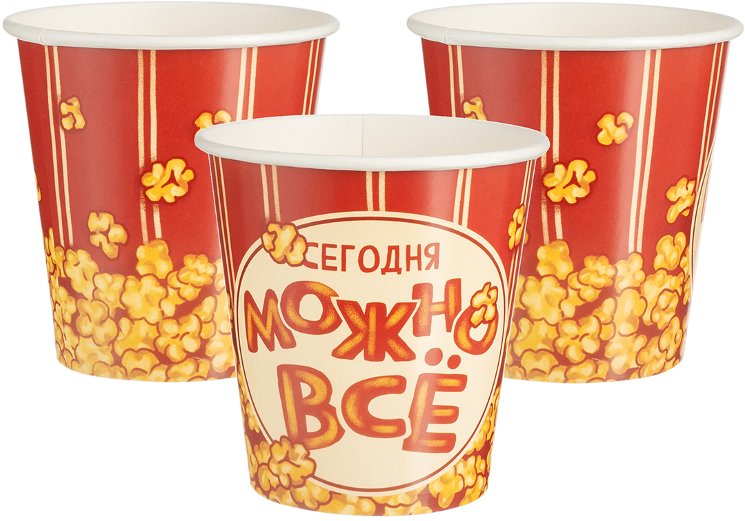 Стаканы (250 мл) Фастфуд, 6 шт.