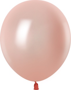 Шар (5''/13 см), Розовое Золото, металлик, 100 шт.