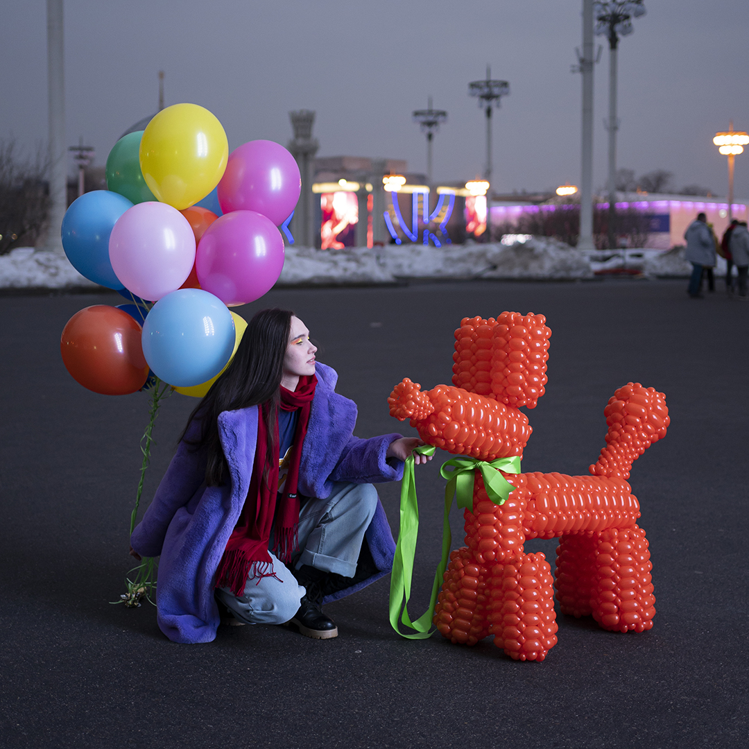 Шар (12''/30 см) Голубой, пастель, 100 шт.