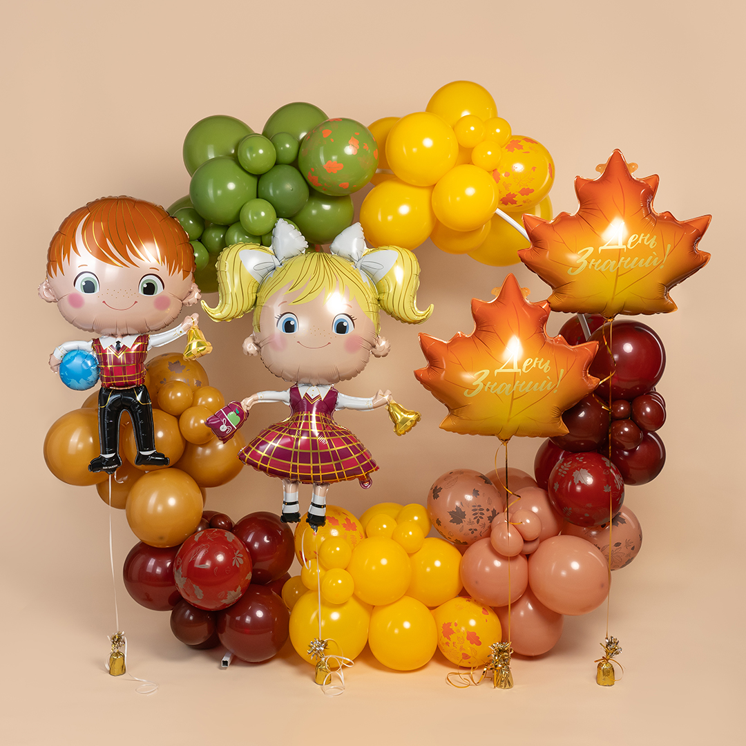 Шар (46''/117 см) Фигура, Школьница, Ученица Девочка, 1 шт. в уп.