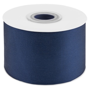 Лента атласная (5 см*22,85 м) Темно-синий, 1 шт.