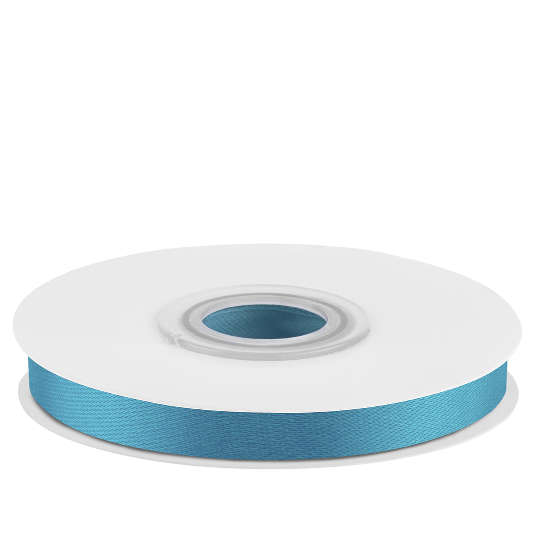 Лента атласная (0,7 см*22,85 м) Лазурный, 1 шт.