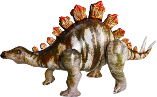 Шар (52''/132 см) Фигура 3D, Динозавр Стегозавр, 1 шт. в уп.