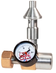 Редуктор гелиевый, БГО-ВШ1, с насадкой 60/40 (гелий/воздух) и манометром , 1 шт.