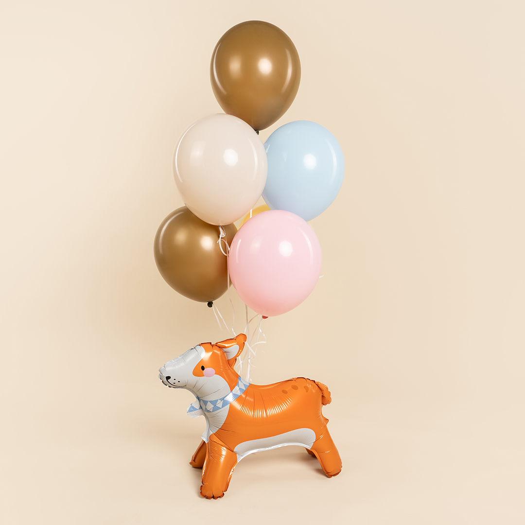 Шар 3D (22''/56 см) Фигура, Корги, 1 шт.
