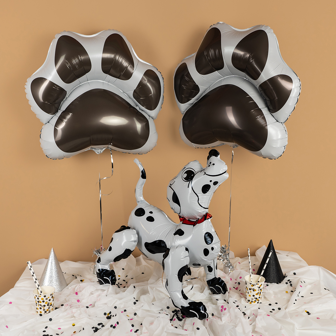 Шар 3D (22''/56 см) Фигура, Собака Далматинец, 1 шт. в уп.