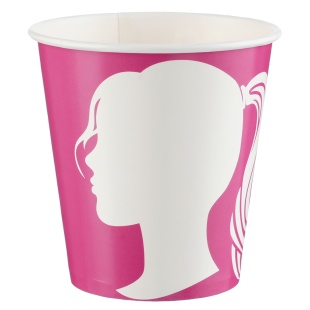 Стаканы (250 мл) Красотка, Розовый, 6 шт.