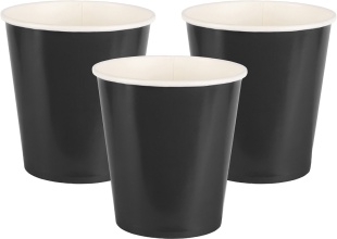 Стаканы (250 мл) Мастхэв, Черный, 6 шт.