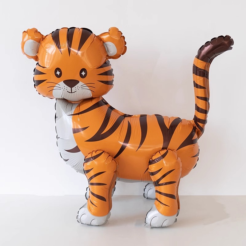 Шар 3D (23''/58 см) Фигура, Тигр, 1 шт. в уп.