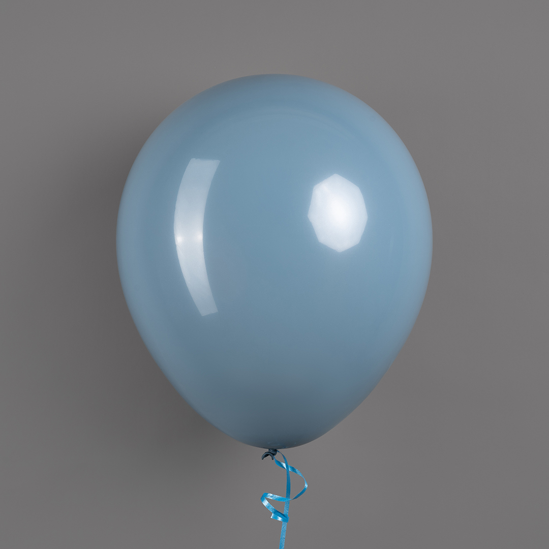 Шар (12''/30 см), Голубой туман, пастель ретро, 100 шт.