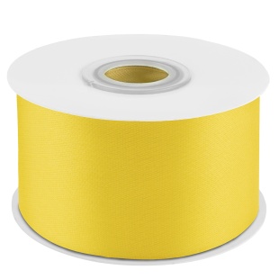 Лента атласная (3,8 см*22,85 м) Желтый, 1 шт.