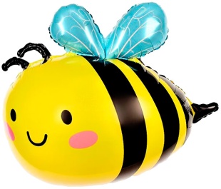 Шар (29''/74 см) Фигура, Пчела, 1 шт.