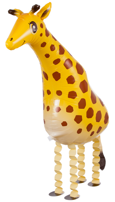 Шар 3D (36''/91 см) Ходячая Фигура, Жираф, 1 шт.