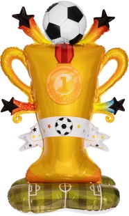 Шар 3D (59''/150 см) Фигура на подставке, Кубок Чемпиона, Футбол, 1 шт.