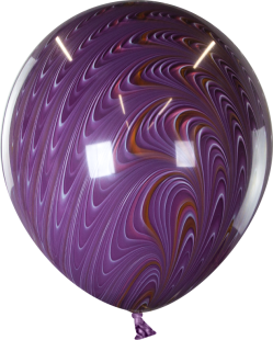 Шар (18''/46 см), Павлин, Фиолетовый, агат, 1 шт.
