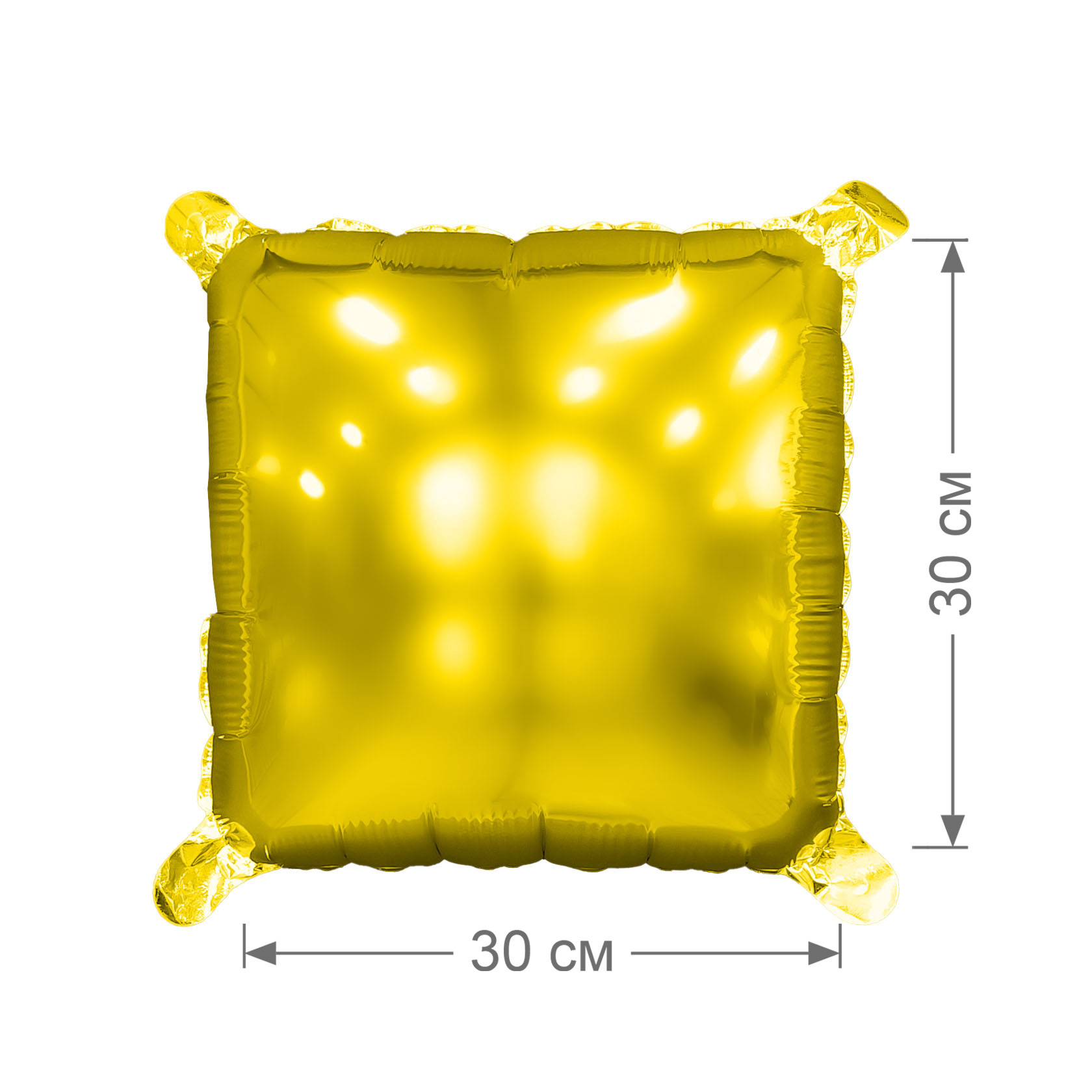 Шар (16''/41 см) Мини-Блок, Золото, 1 шт.