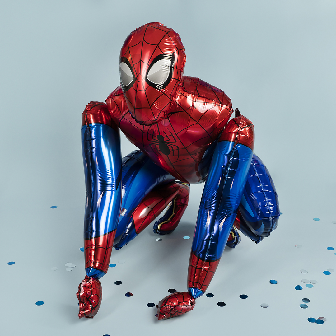 Шар 3D (22''/56 см) Фигура, Человек Паук, 1 шт. в уп.