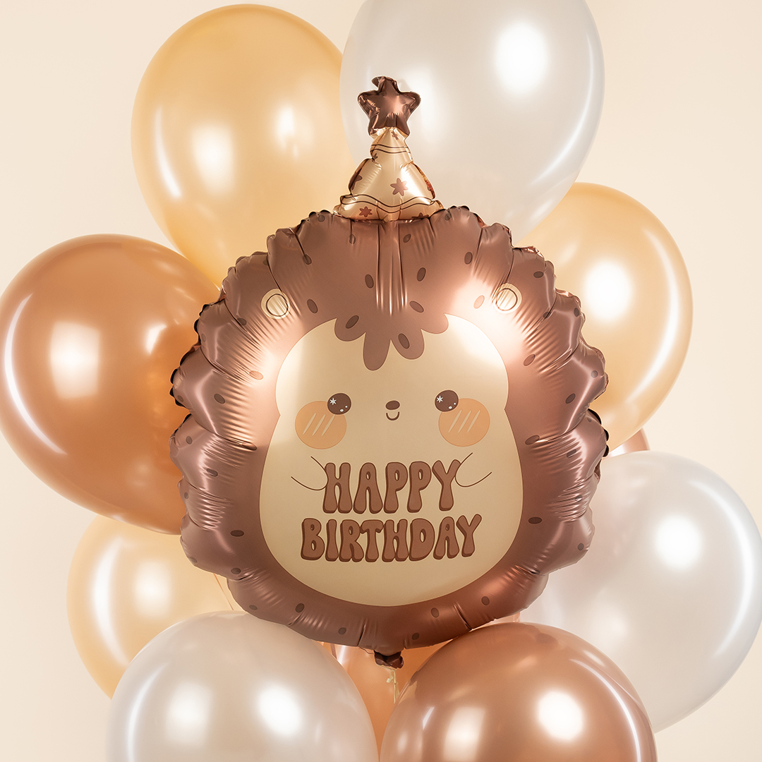 Шар (24''/61 см) Фигура, Ежик на День Рождения, 1 шт. в уп.