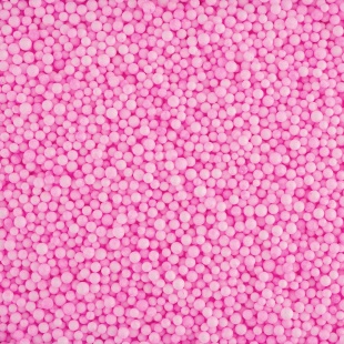 Шарики пенопласт, Розовый, 2-4 мм, 10 гр.