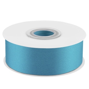 Лента атласная (2,5 см*22,85 м) Лазурный, 1 шт.