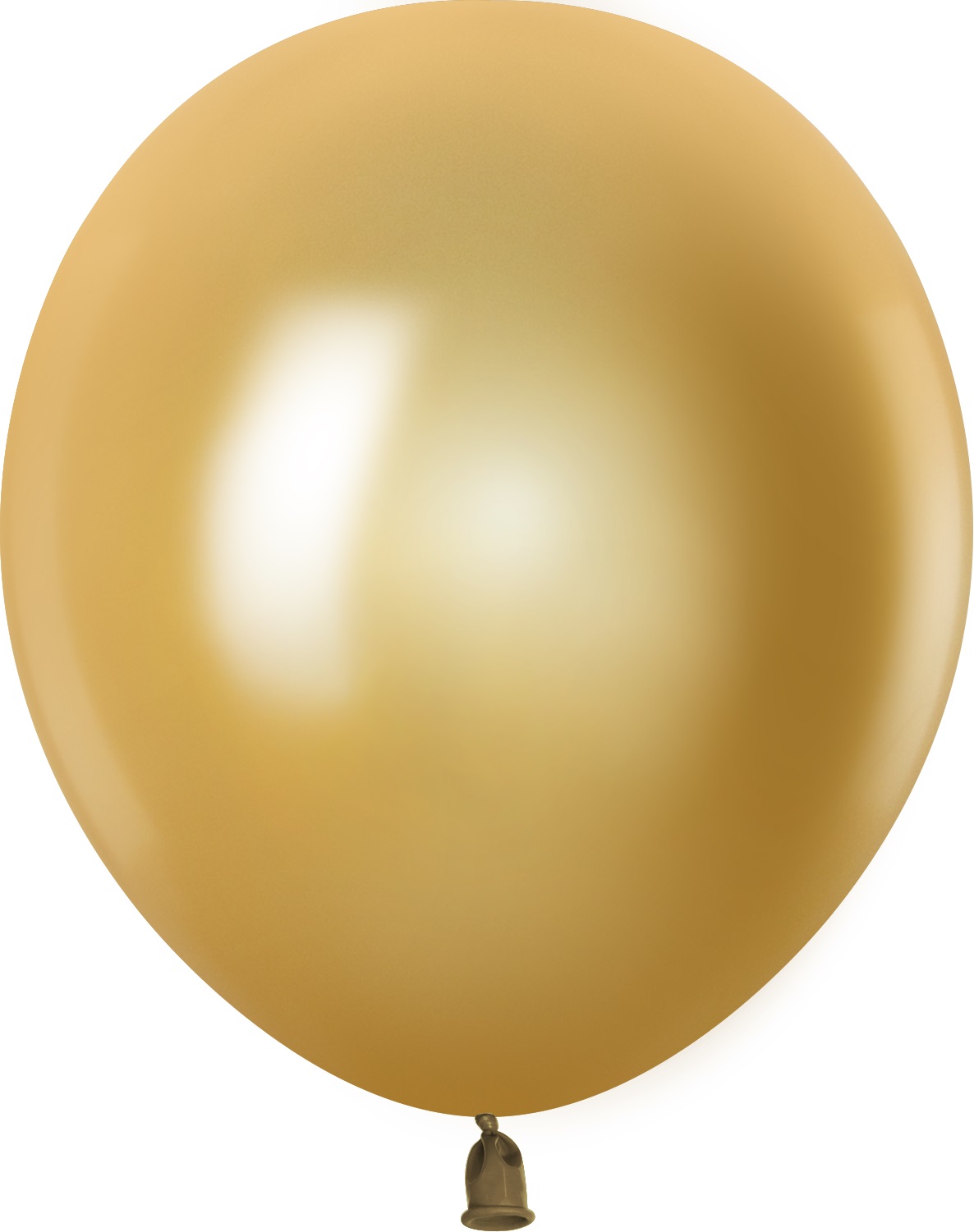 Шар (12''/30 см), Яркое золото, металлик, 100 шт.
