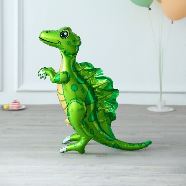 Шар 3D (30''/76 см) Фигура, Динозавр Спинозавр, Зеленый, 1 шт. в уп.