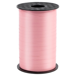 Лента полипропиленовая (0,5 см*250 м) Розовый, Лаковый, 1 шт.