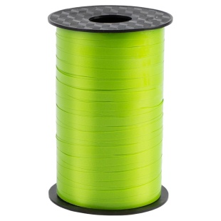 Лента полипропиленовая (0,5 см*250 м) Салатовый, Лаковый, 1 шт.