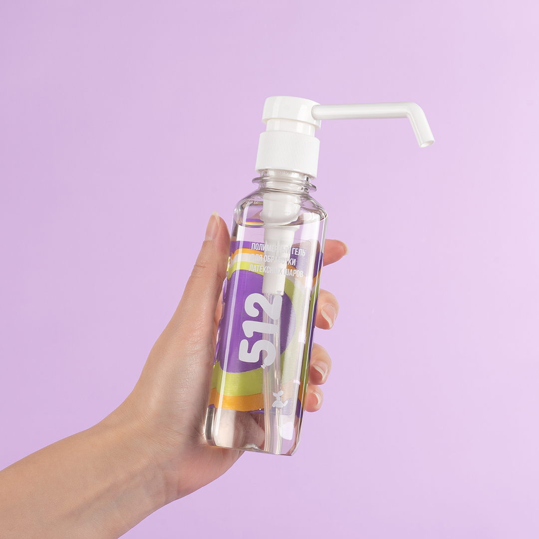 Полимерный гель, для обработки латексных шаров ТМ 512, с дозатором, 0,24 кг. 