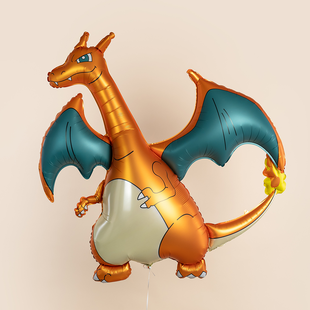 Шар (53''/135 см) Фигура, Дракон, Сатин, 1 шт.