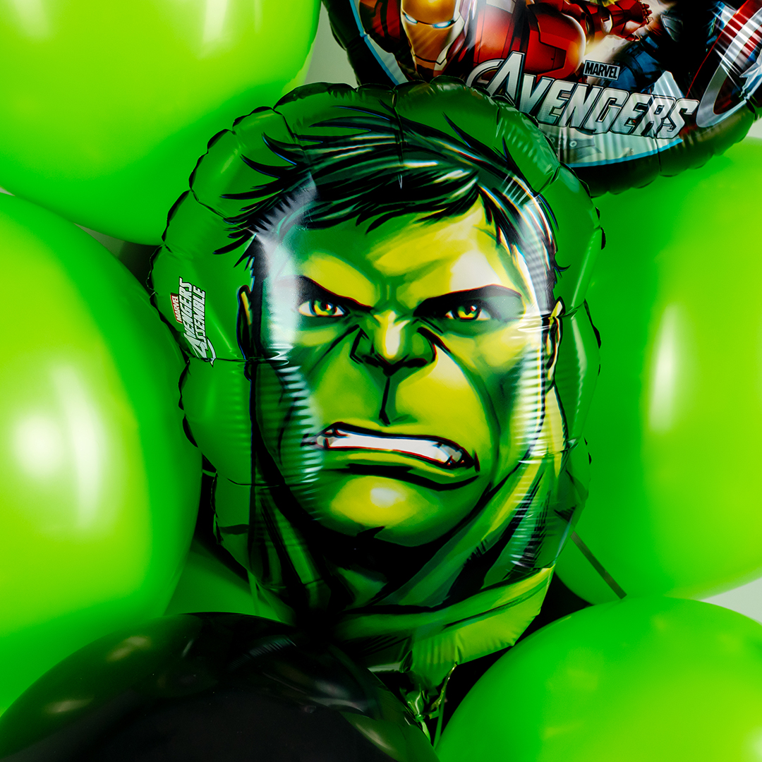 Шар (20''/51 см) Фигура, Голова, Герой Монстр, 1 шт. в уп.