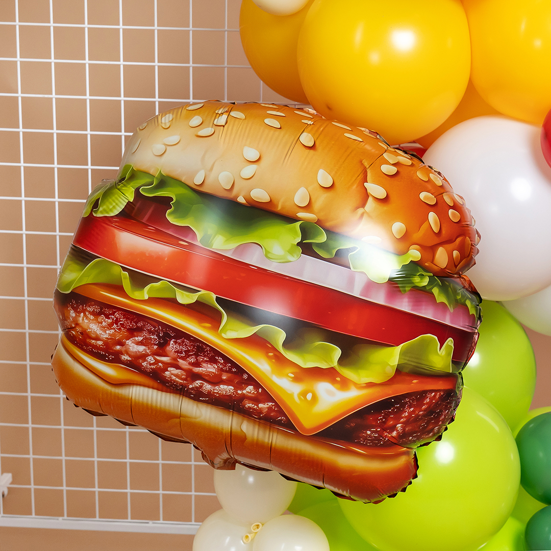 Шар (24''/61 см) Фигура, Бургер, 1 шт. в уп.
