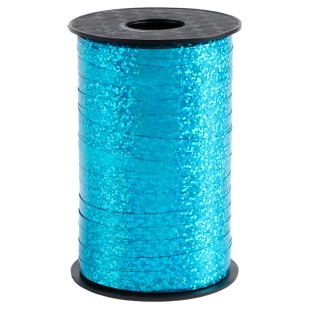 Лента полипропиленовая (0,5 см*250 м) Голубой, Голография, 1 шт.