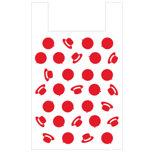 Пакет фирменный, Дон Баллон, Яркий праздник, 20мкм, Белый, 70*44 см, 1 шт.