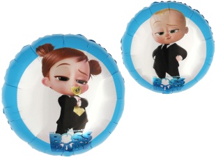 Шар (18''/46 см) Круг, Малыш Босс, 1 шт. в уп.