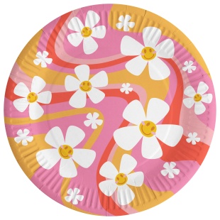 Тарелки (7''/18 см) Ромашки, 6 шт.