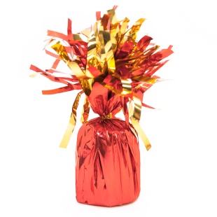 Грузик Конус, Красный/Золото, Металлик, 12 шт.