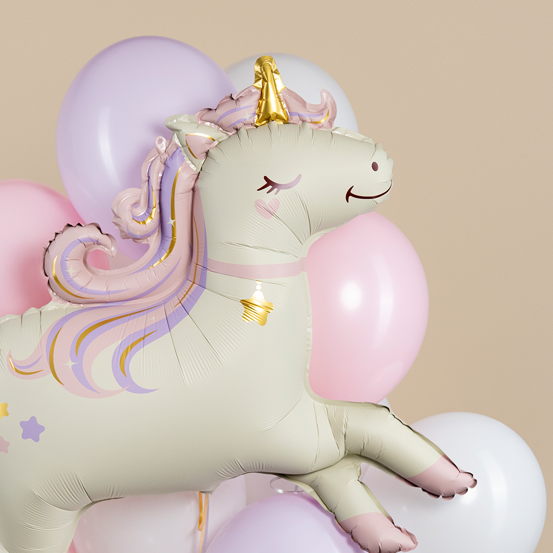 Шар (38''/97 см) Фигура, Волшебный единорог, 1 шт.