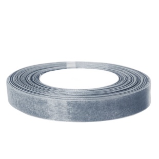 Лента органза (1,2 см*22,85 м) Серебро, 1 шт.