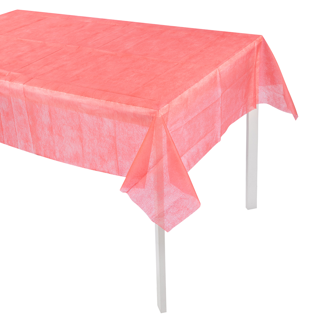 Скатерть одноразовая, Красный, 120*160 см, 1 шт.